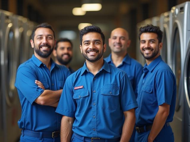 ड्यूनक्राफ्ट रिपेयर्स की पेशेवर टीम की फोटो